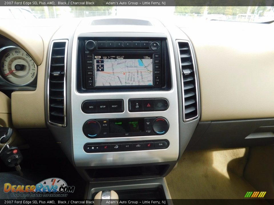 2007 Ford Edge SEL Plus AWD Black / Charcoal Black Photo #20