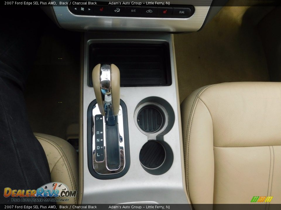 2007 Ford Edge SEL Plus AWD Black / Charcoal Black Photo #21