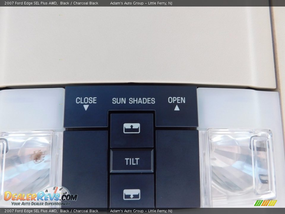 2007 Ford Edge SEL Plus AWD Black / Charcoal Black Photo #22