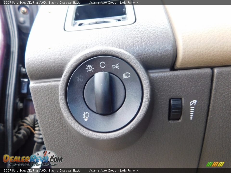 2007 Ford Edge SEL Plus AWD Black / Charcoal Black Photo #23