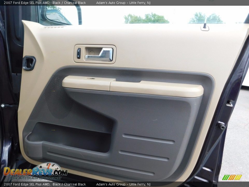 2007 Ford Edge SEL Plus AWD Black / Charcoal Black Photo #24