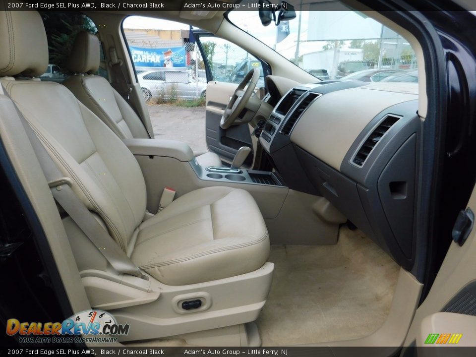 2007 Ford Edge SEL Plus AWD Black / Charcoal Black Photo #25
