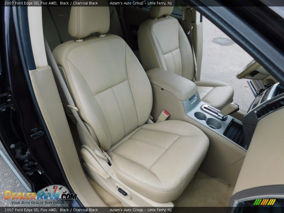2007 Ford Edge SEL Plus AWD Black / Charcoal Black Photo #26