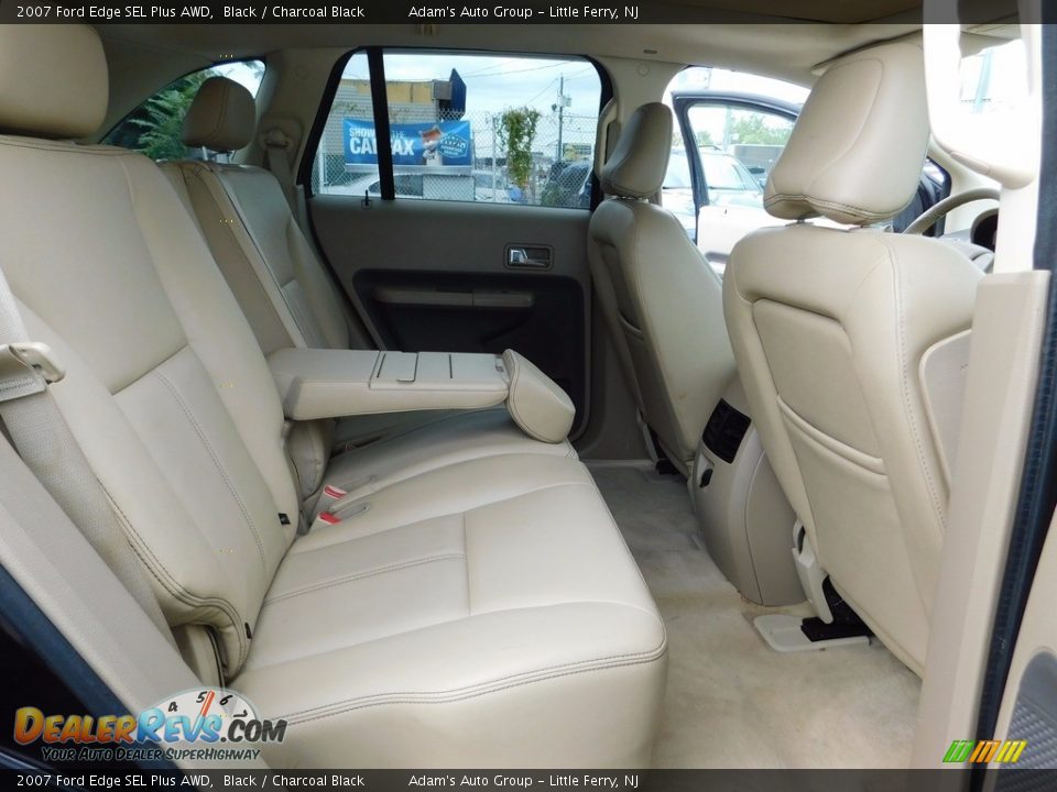 2007 Ford Edge SEL Plus AWD Black / Charcoal Black Photo #29
