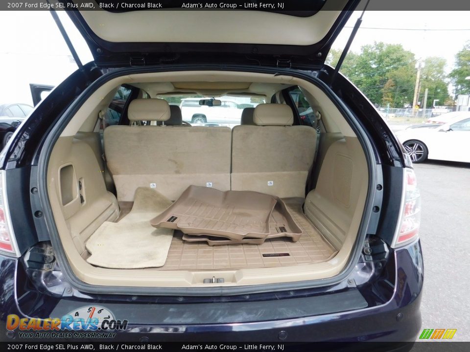 2007 Ford Edge SEL Plus AWD Black / Charcoal Black Photo #30