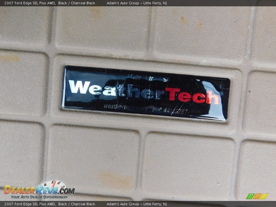 2007 Ford Edge SEL Plus AWD Black / Charcoal Black Photo #31