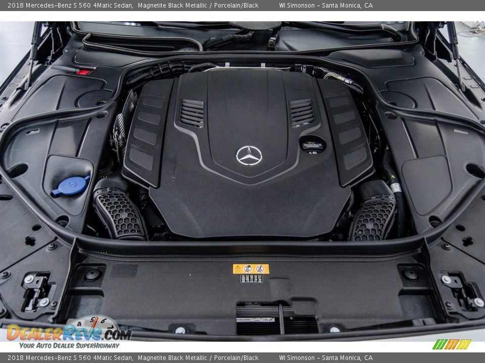 2018 Mercedes-Benz S 560 4Matic Sedan 4.0 Liter biturbo DOHC 32-Valve VVT V8 Engine Photo #8