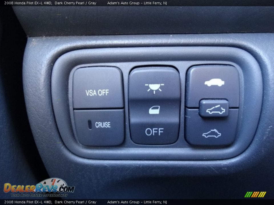 2008 Honda Pilot EX-L 4WD Dark Cherry Pearl / Gray Photo #15