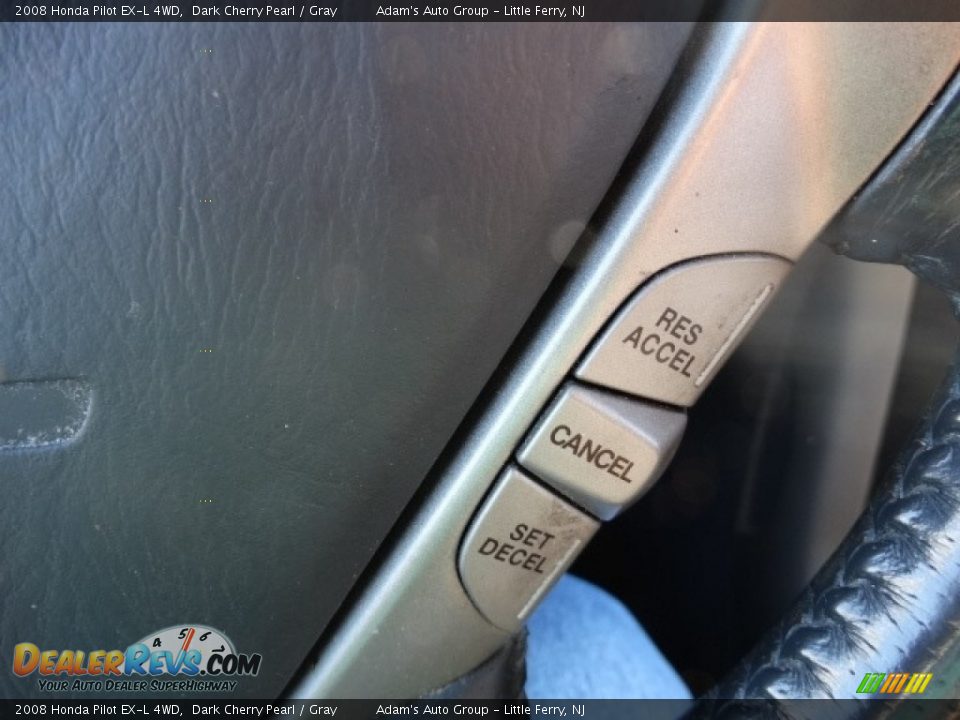 2008 Honda Pilot EX-L 4WD Dark Cherry Pearl / Gray Photo #17