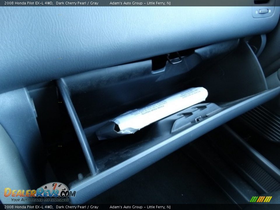 2008 Honda Pilot EX-L 4WD Dark Cherry Pearl / Gray Photo #21