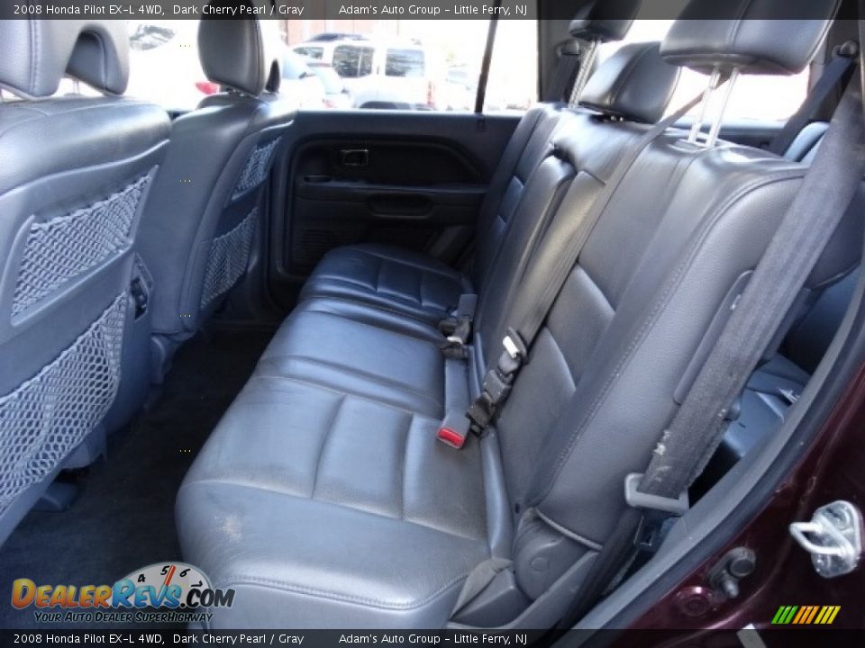 2008 Honda Pilot EX-L 4WD Dark Cherry Pearl / Gray Photo #22
