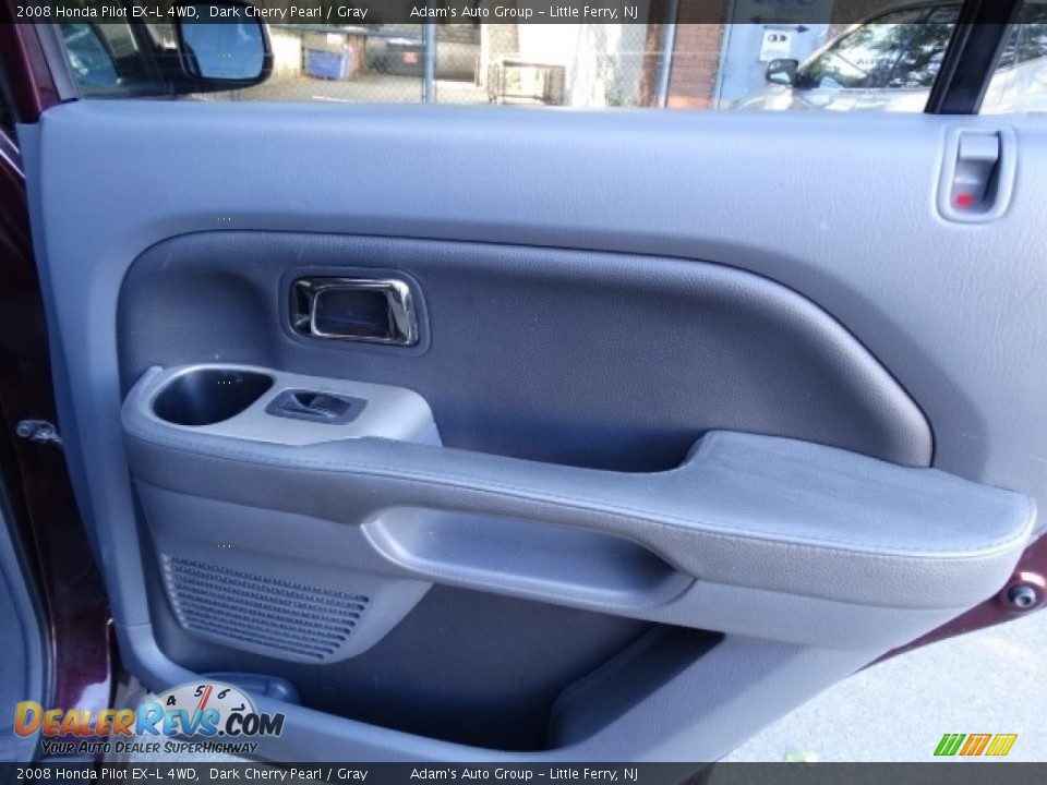 2008 Honda Pilot EX-L 4WD Dark Cherry Pearl / Gray Photo #23