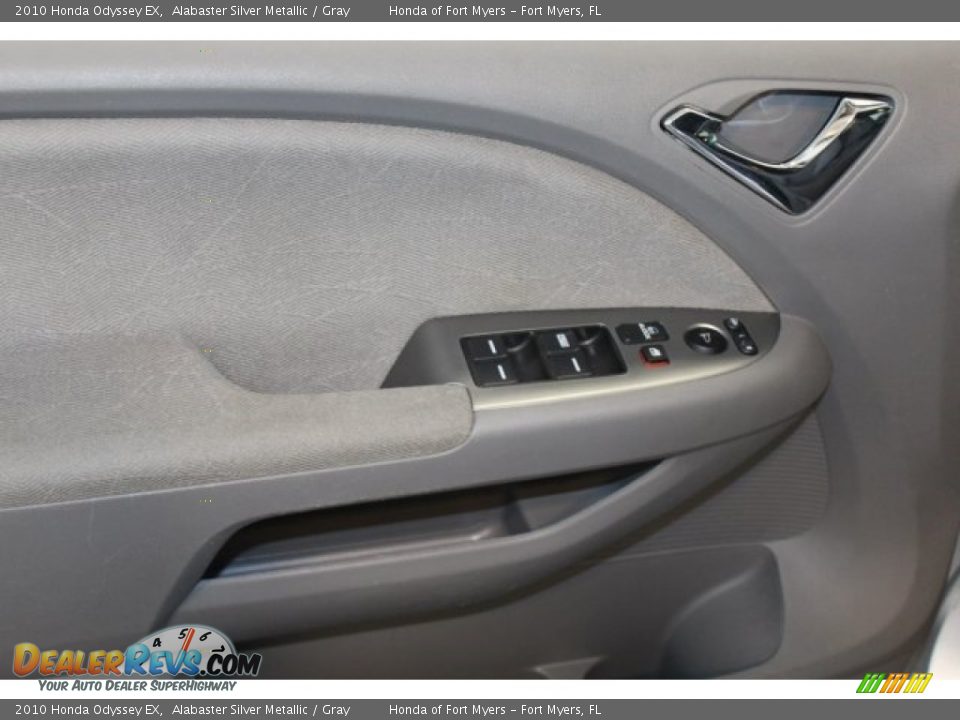 2010 Honda Odyssey EX Alabaster Silver Metallic / Gray Photo #9