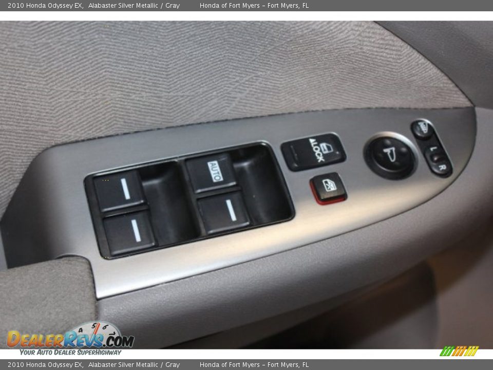 2010 Honda Odyssey EX Alabaster Silver Metallic / Gray Photo #10