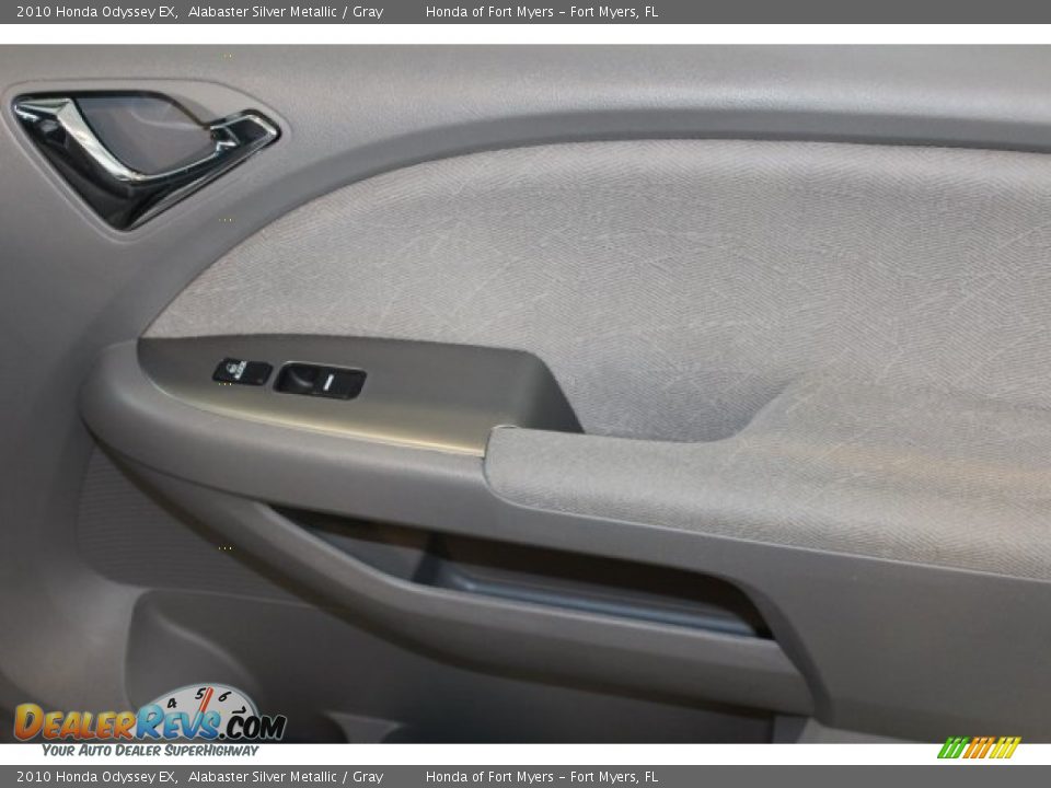 2010 Honda Odyssey EX Alabaster Silver Metallic / Gray Photo #24
