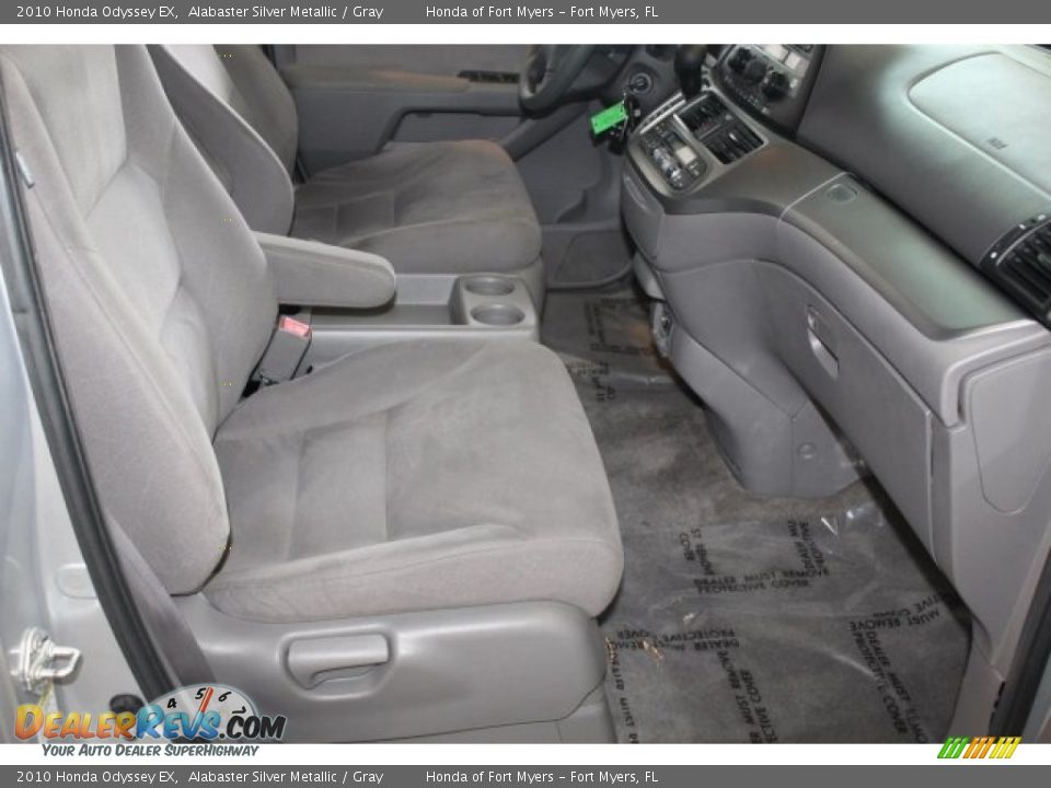 2010 Honda Odyssey EX Alabaster Silver Metallic / Gray Photo #25