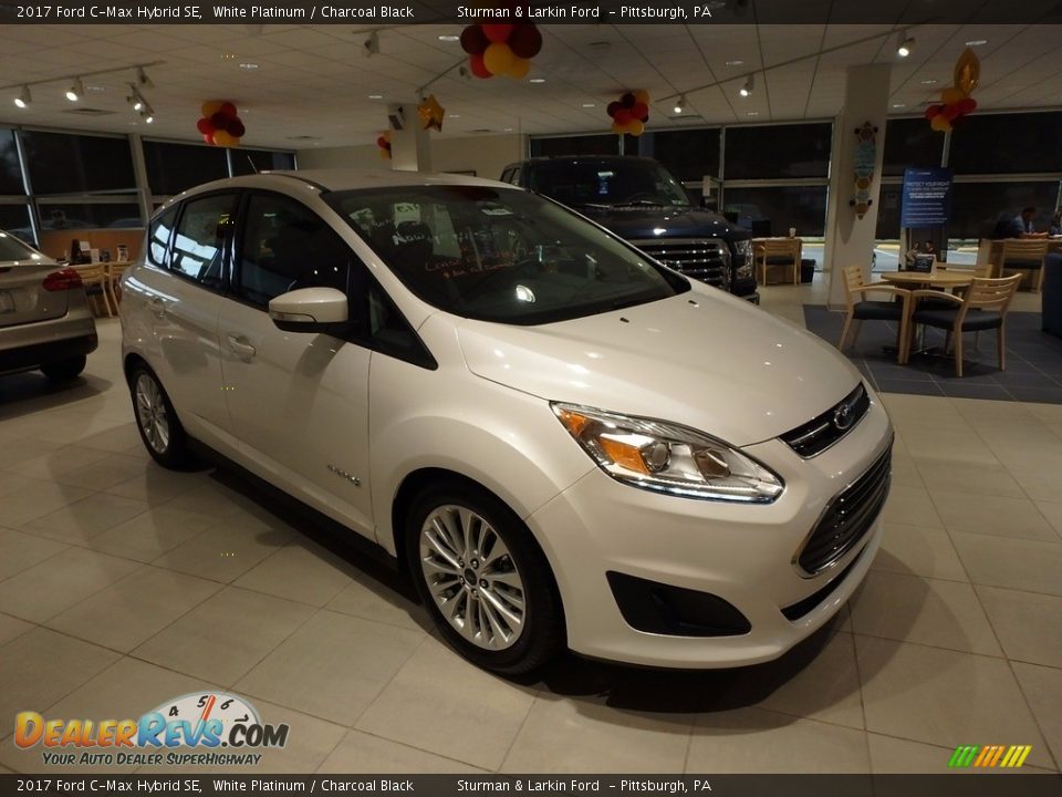 2017 Ford C-Max Hybrid SE White Platinum / Charcoal Black Photo #1