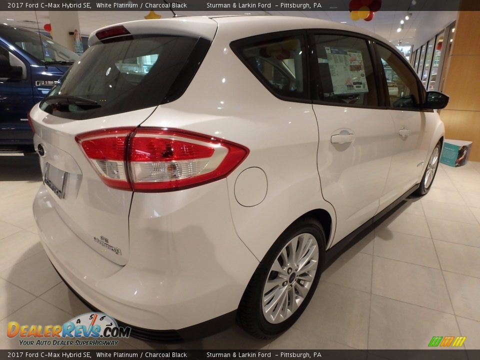 2017 Ford C-Max Hybrid SE White Platinum / Charcoal Black Photo #2