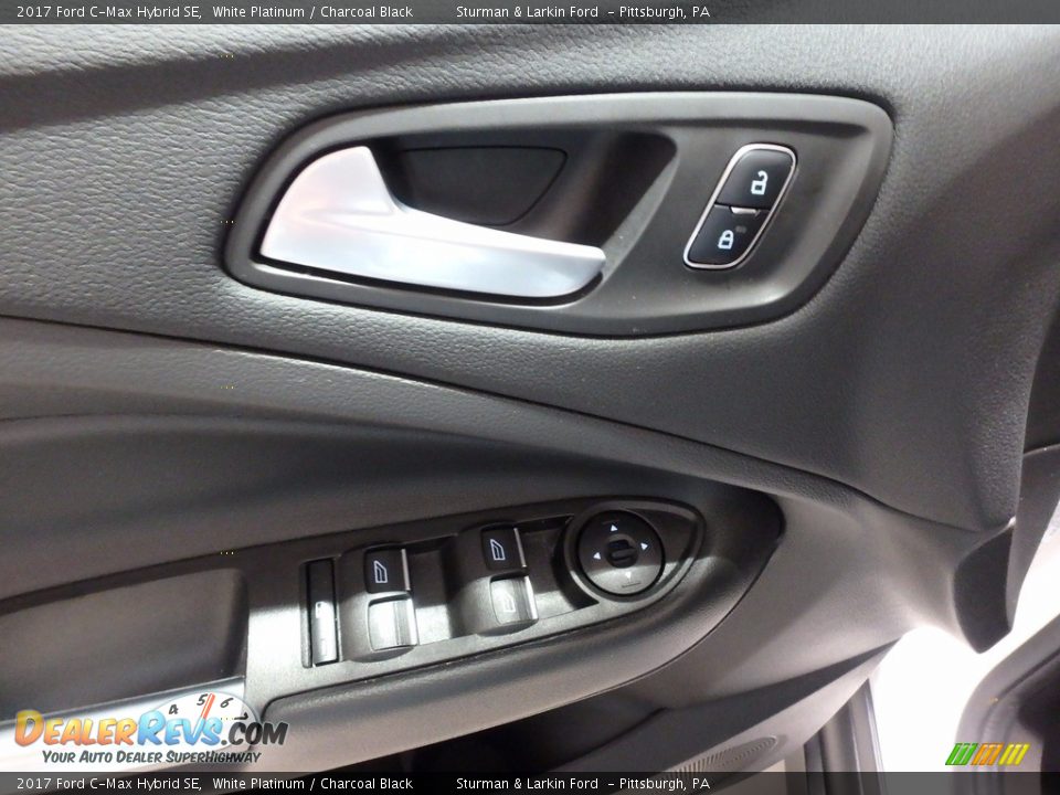2017 Ford C-Max Hybrid SE White Platinum / Charcoal Black Photo #11