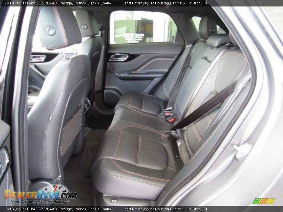2018 Jaguar F-PACE 20d AWD Prestige Narvik Black / Ebony Photo #5
