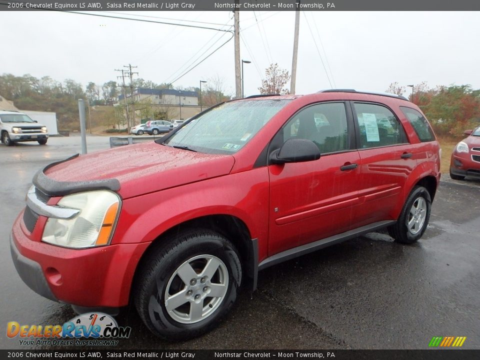 2006 Chevrolet Equinox LS AWD Salsa Red Metallic / Light Gray Photo #1