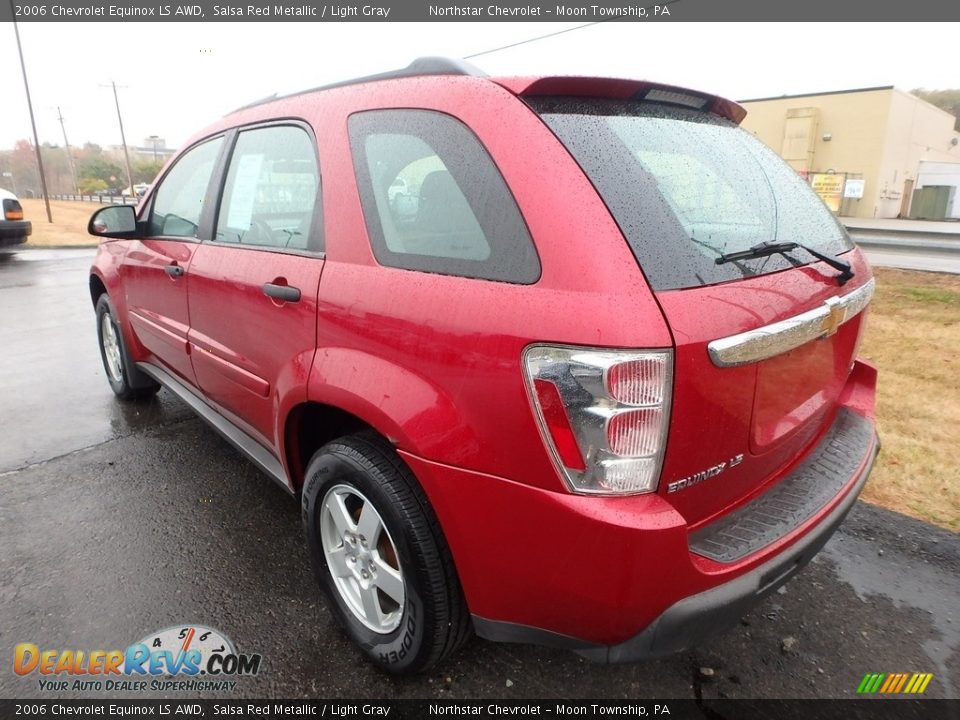 2006 Chevrolet Equinox LS AWD Salsa Red Metallic / Light Gray Photo #2