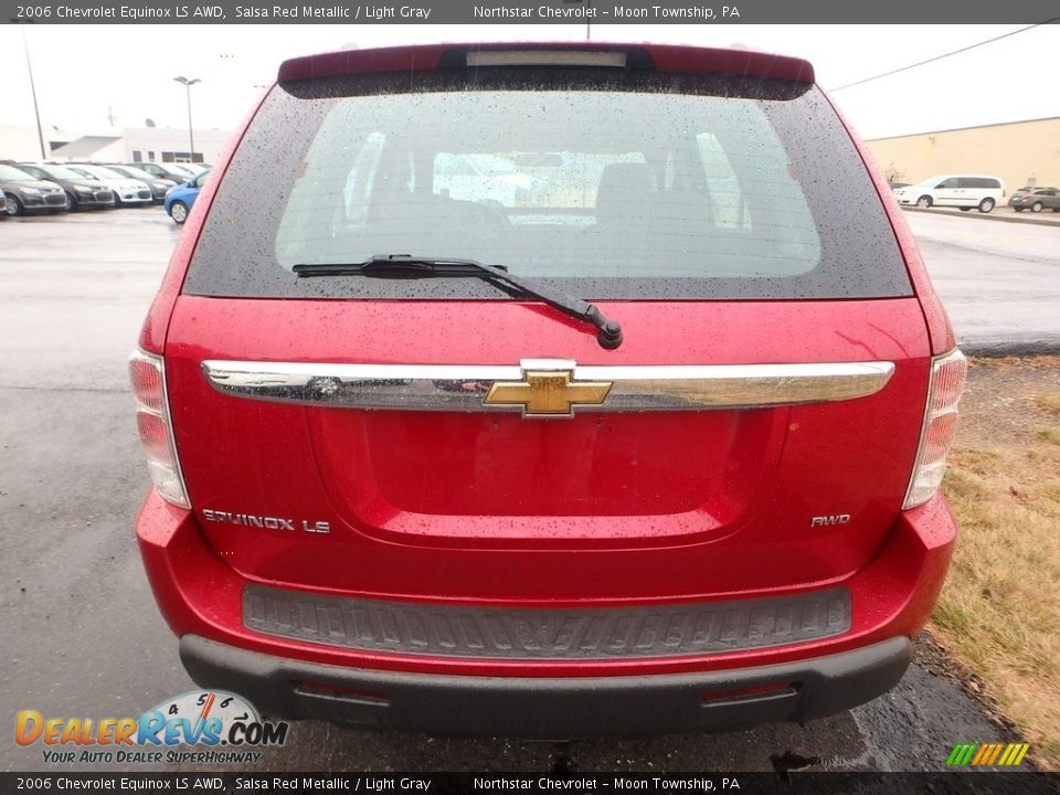 2006 Chevrolet Equinox LS AWD Salsa Red Metallic / Light Gray Photo #3