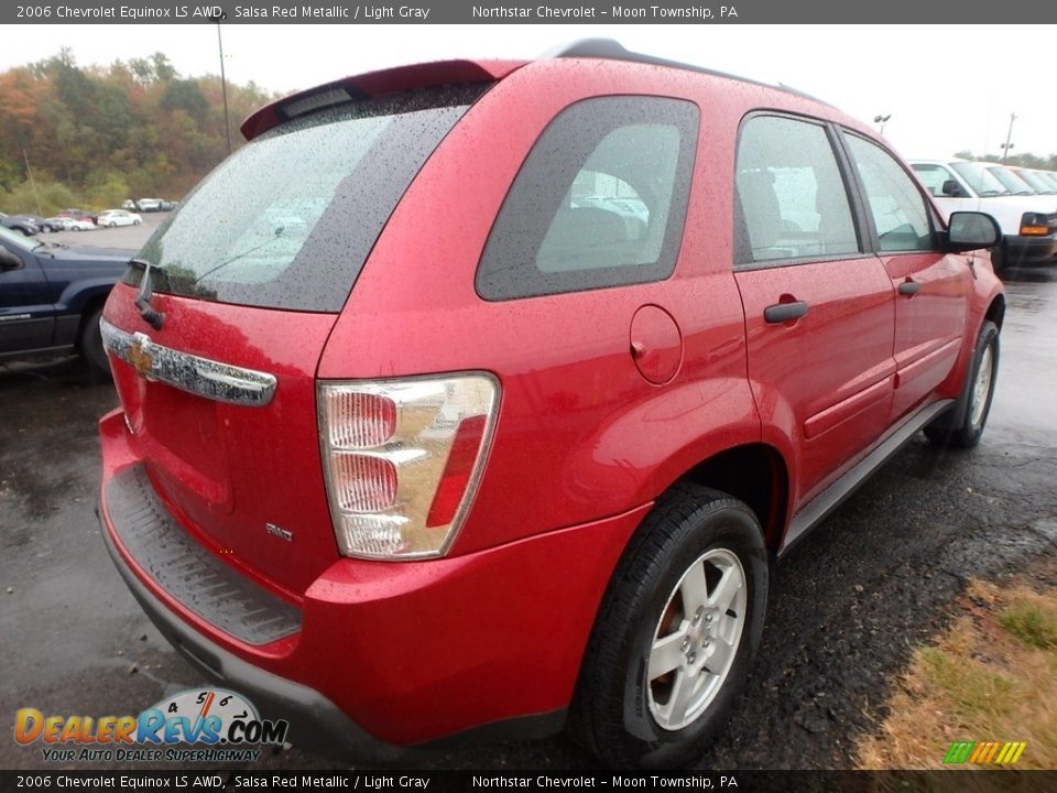 2006 Chevrolet Equinox LS AWD Salsa Red Metallic / Light Gray Photo #4