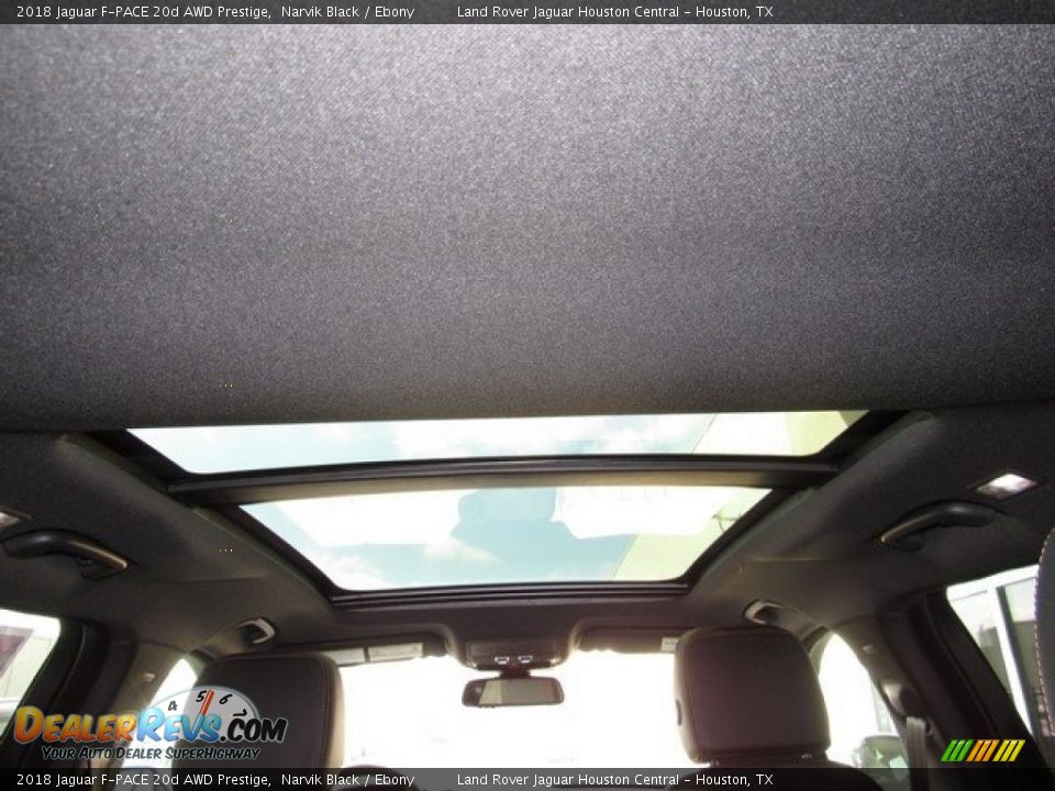 2018 Jaguar F-PACE 20d AWD Prestige Narvik Black / Ebony Photo #17