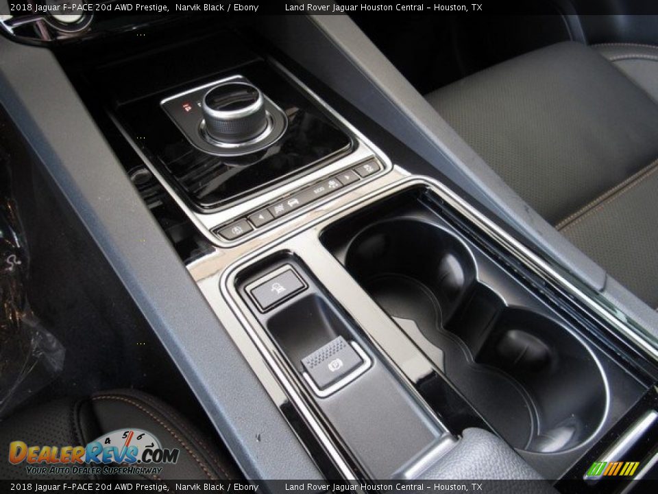 2018 Jaguar F-PACE 20d AWD Prestige Narvik Black / Ebony Photo #19