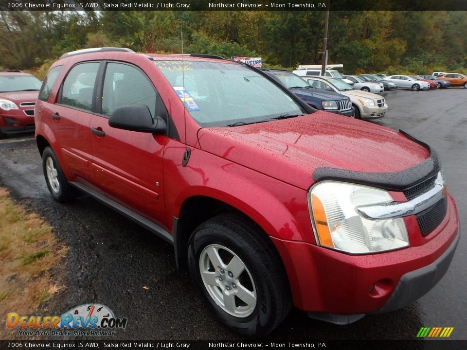 2006 Chevrolet Equinox LS AWD Salsa Red Metallic / Light Gray Photo #5