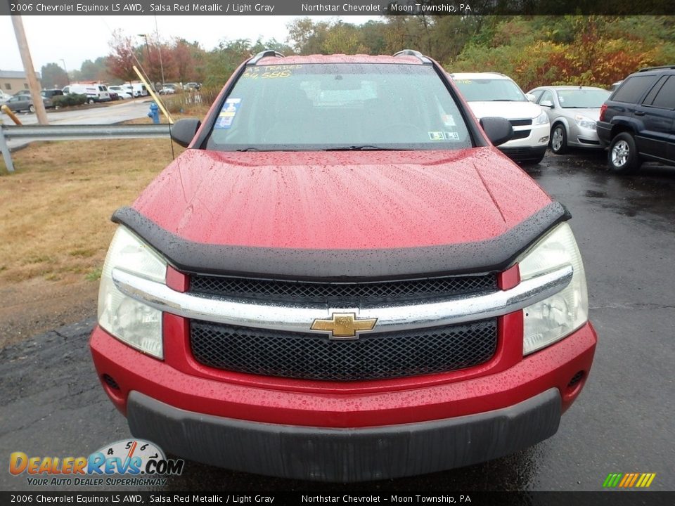 2006 Chevrolet Equinox LS AWD Salsa Red Metallic / Light Gray Photo #6