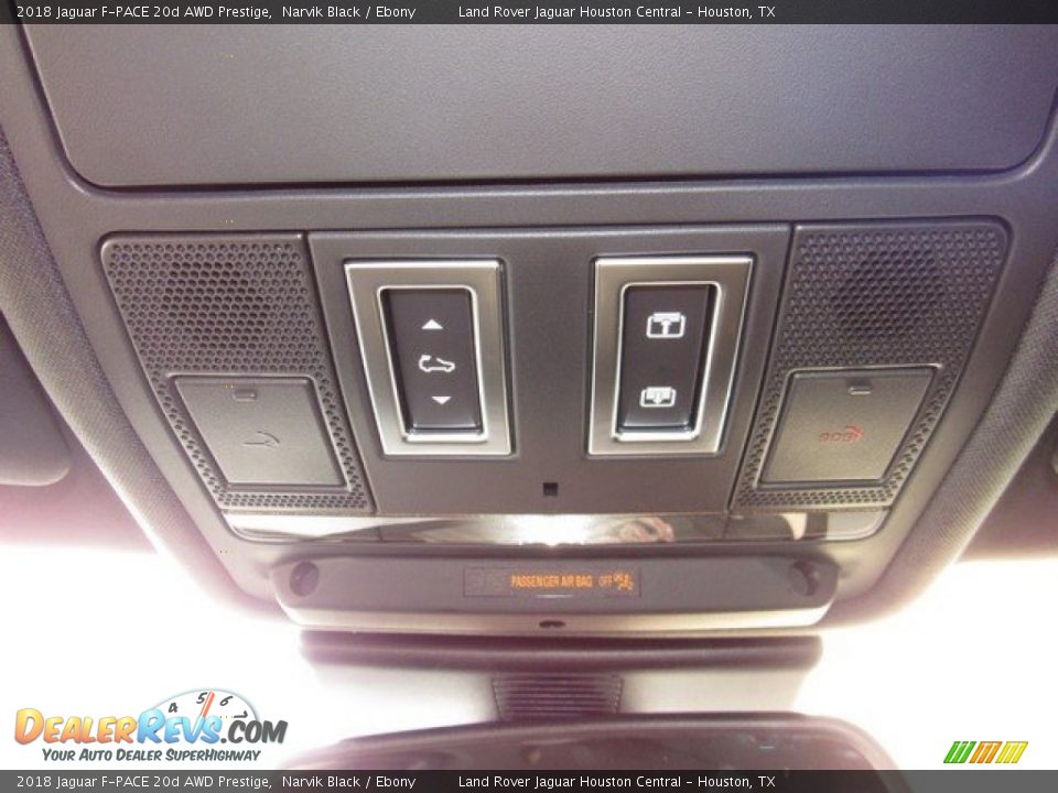 2018 Jaguar F-PACE 20d AWD Prestige Narvik Black / Ebony Photo #23