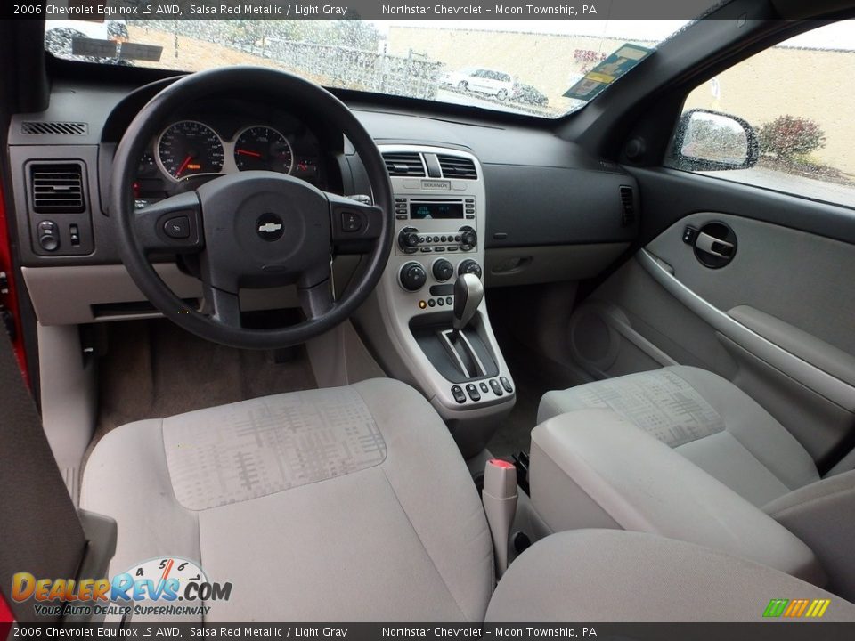 2006 Chevrolet Equinox LS AWD Salsa Red Metallic / Light Gray Photo #10