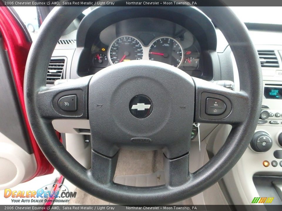 2006 Chevrolet Equinox LS AWD Salsa Red Metallic / Light Gray Photo #14