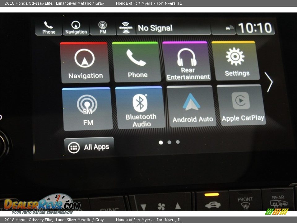 2018 Honda Odyssey Elite Lunar Silver Metallic / Gray Photo #18