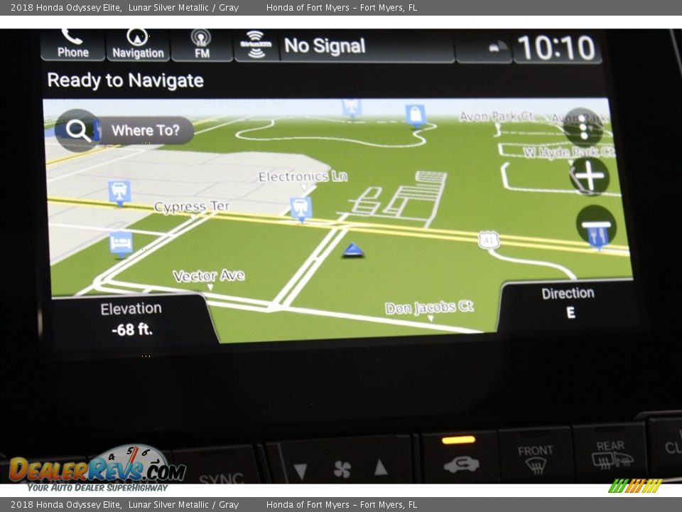 2018 Honda Odyssey Elite Lunar Silver Metallic / Gray Photo #19