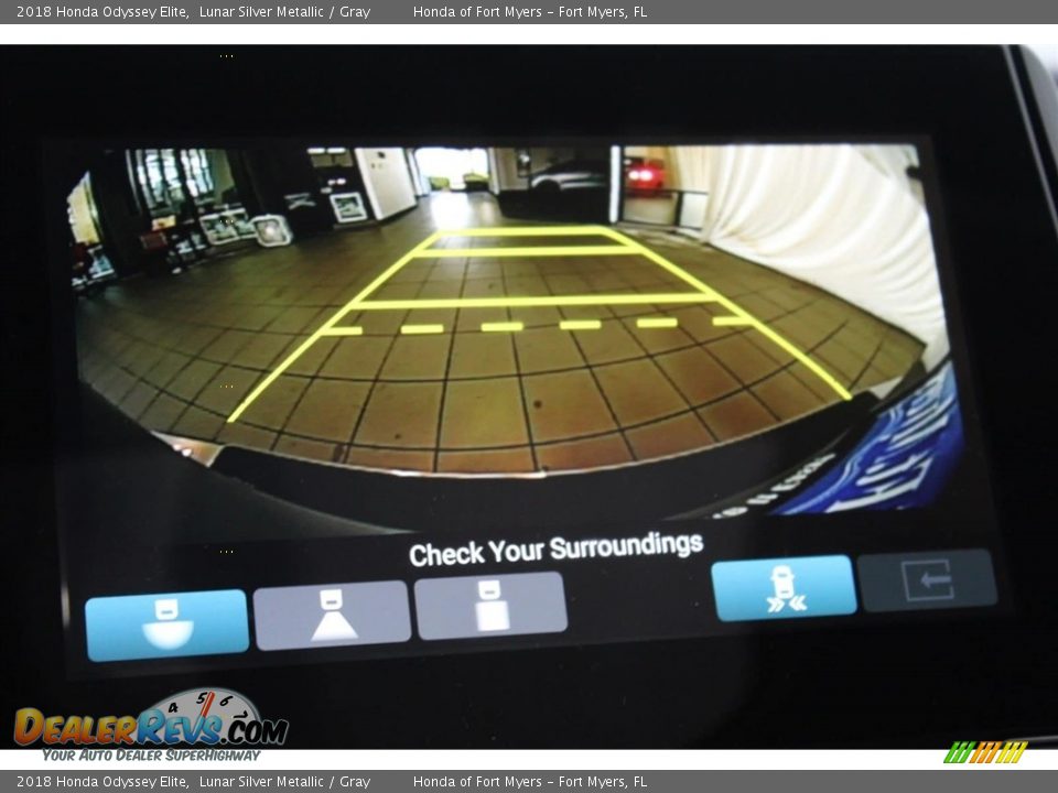 2018 Honda Odyssey Elite Lunar Silver Metallic / Gray Photo #20