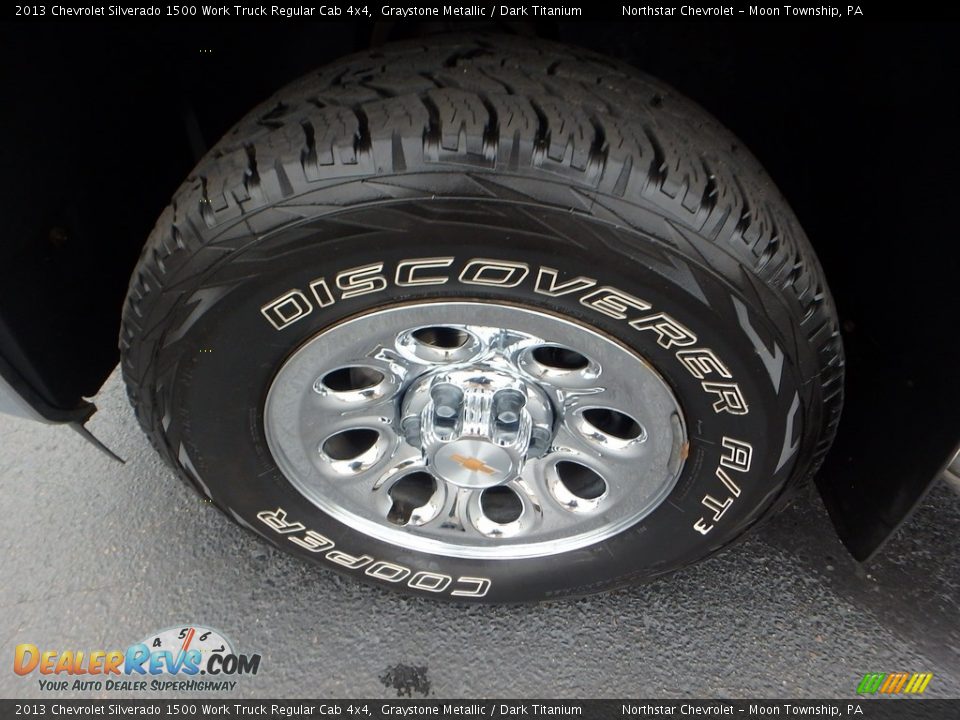 2013 Chevrolet Silverado 1500 Work Truck Regular Cab 4x4 Graystone Metallic / Dark Titanium Photo #3