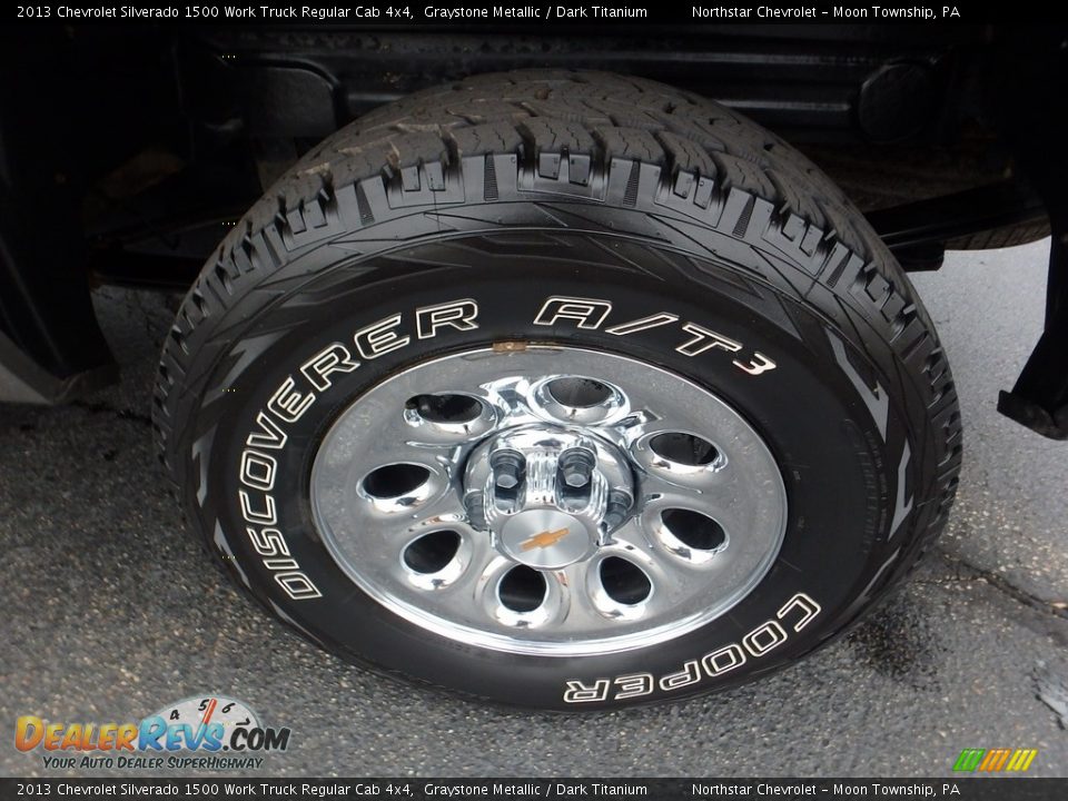 2013 Chevrolet Silverado 1500 Work Truck Regular Cab 4x4 Graystone Metallic / Dark Titanium Photo #5