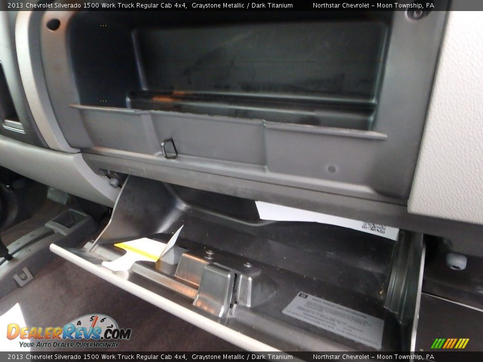 2013 Chevrolet Silverado 1500 Work Truck Regular Cab 4x4 Graystone Metallic / Dark Titanium Photo #19