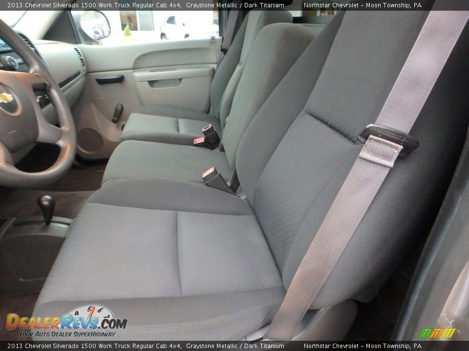 2013 Chevrolet Silverado 1500 Work Truck Regular Cab 4x4 Graystone Metallic / Dark Titanium Photo #21