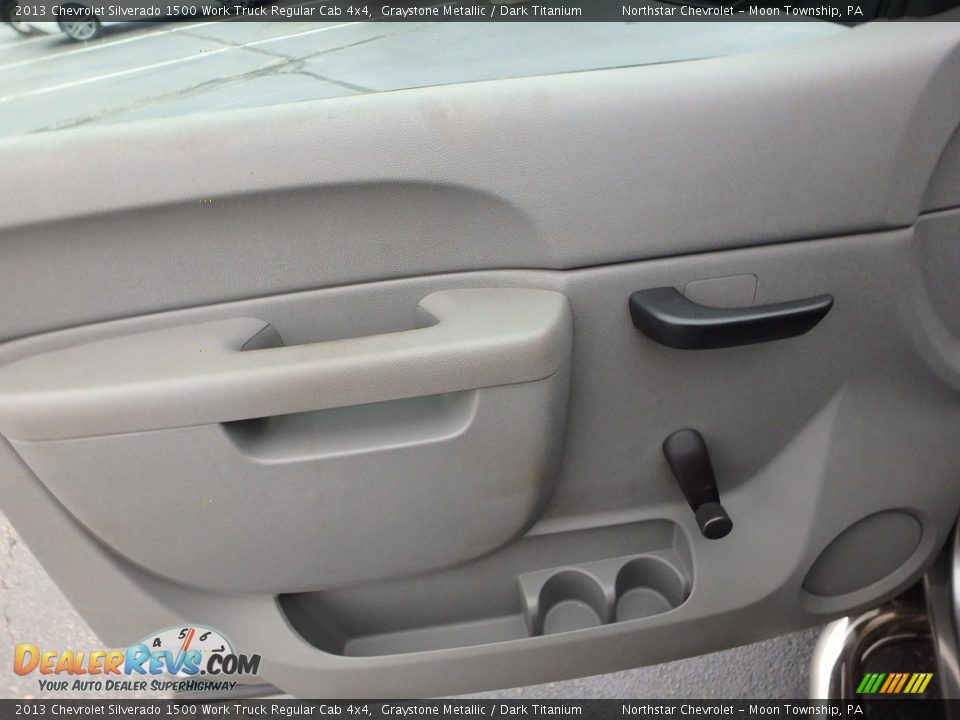 2013 Chevrolet Silverado 1500 Work Truck Regular Cab 4x4 Graystone Metallic / Dark Titanium Photo #23