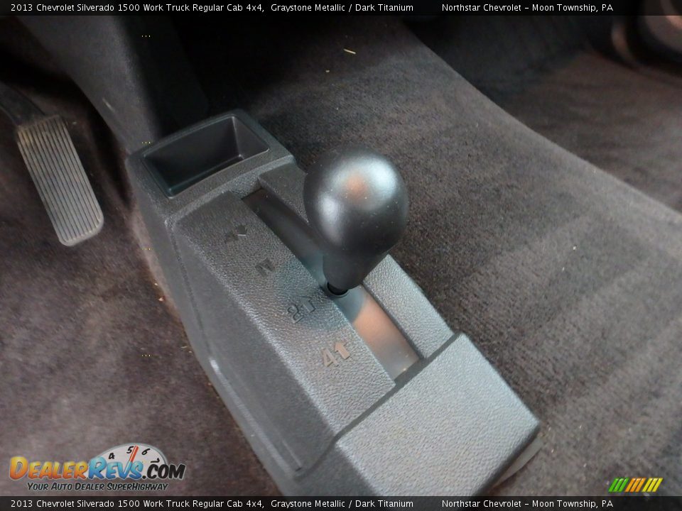 2013 Chevrolet Silverado 1500 Work Truck Regular Cab 4x4 Graystone Metallic / Dark Titanium Photo #25