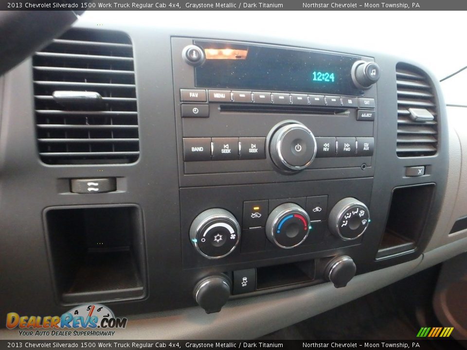 2013 Chevrolet Silverado 1500 Work Truck Regular Cab 4x4 Graystone Metallic / Dark Titanium Photo #28