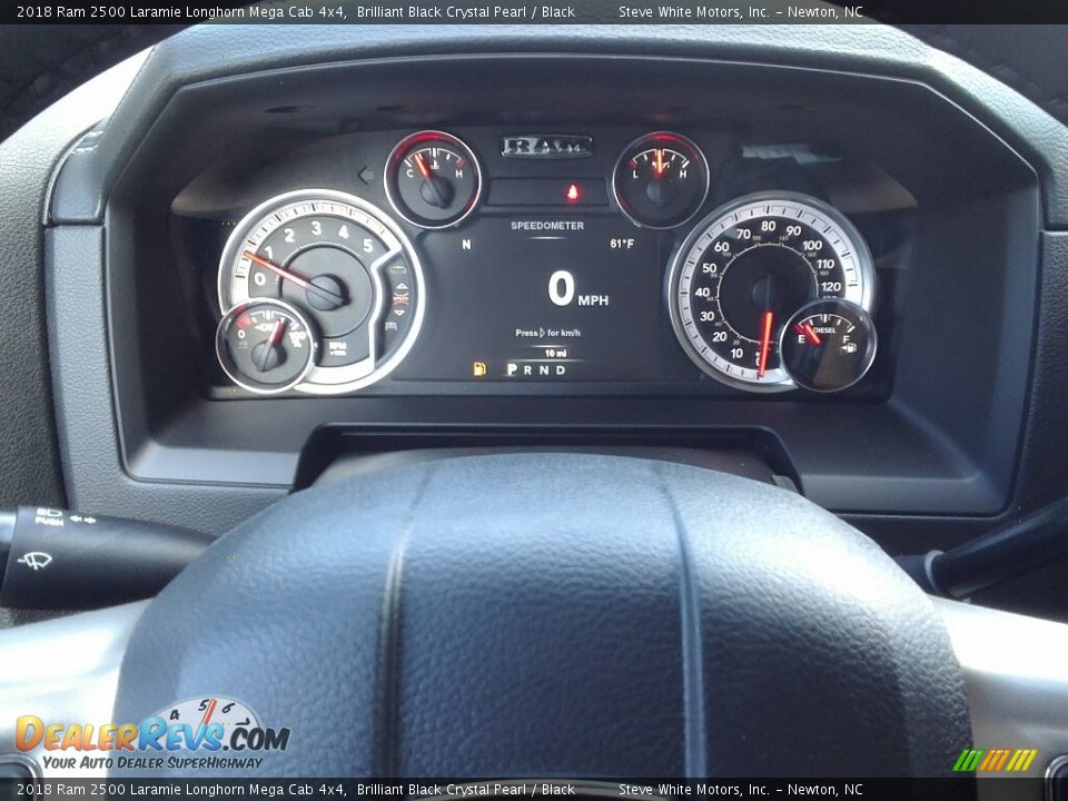 2018 Ram 2500 Laramie Longhorn Mega Cab 4x4 Gauges Photo #19