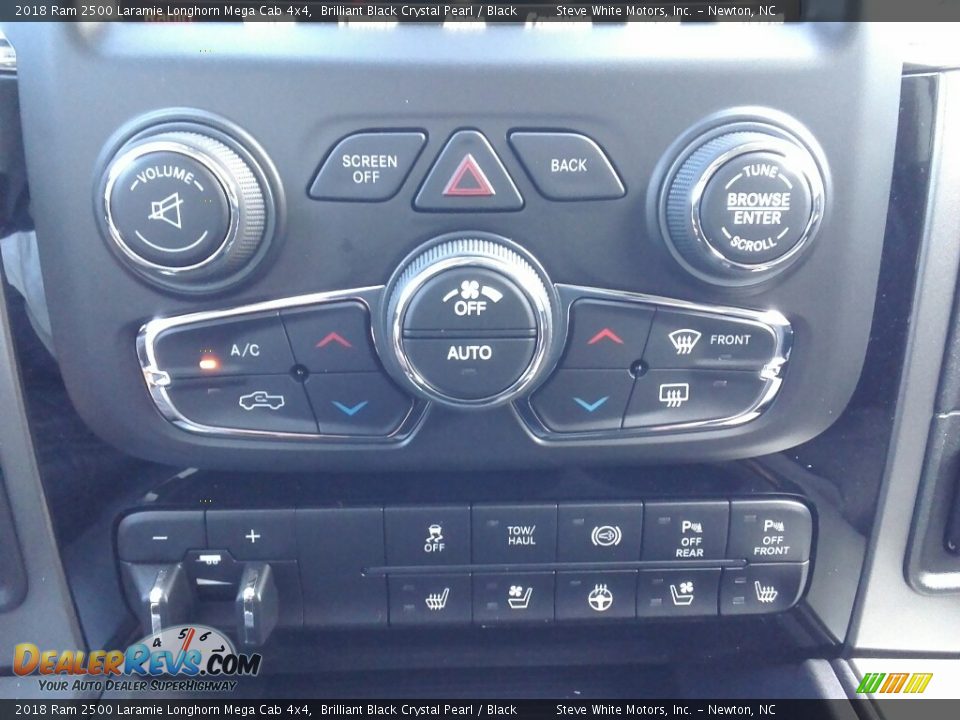 Controls of 2018 Ram 2500 Laramie Longhorn Mega Cab 4x4 Photo #27