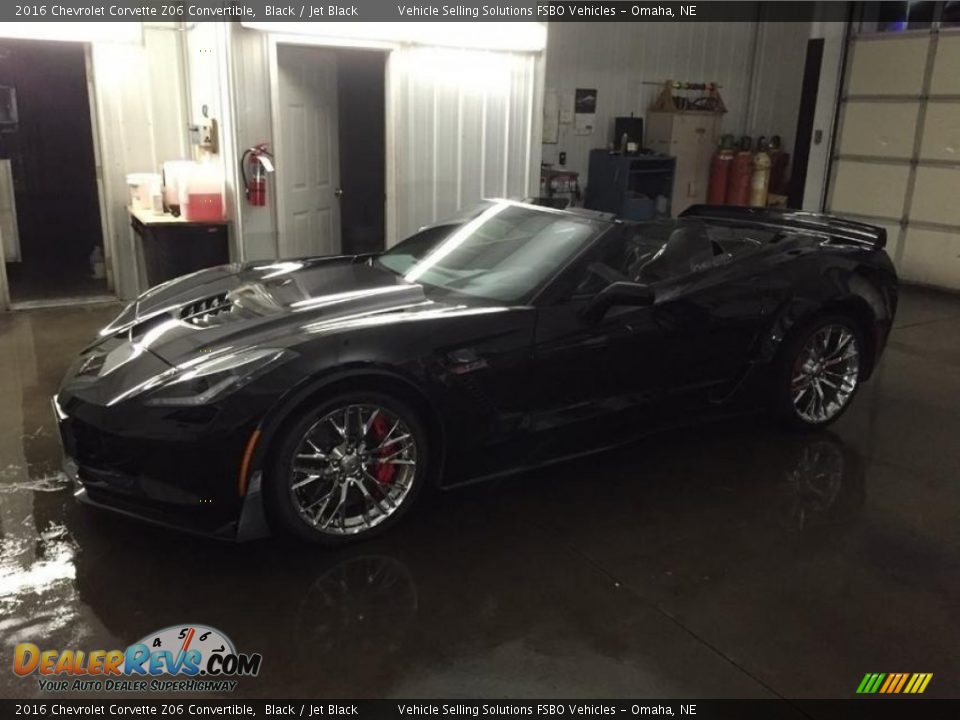 2016 Chevrolet Corvette Z06 Convertible Black / Jet Black Photo #3