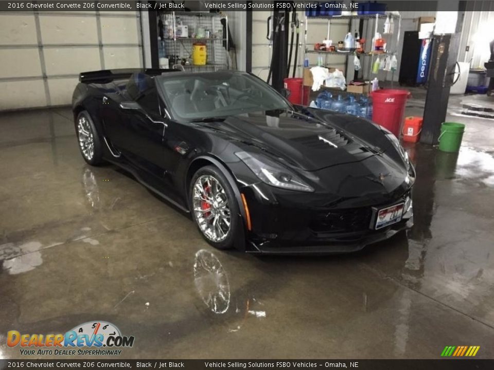 2016 Chevrolet Corvette Z06 Convertible Black / Jet Black Photo #4