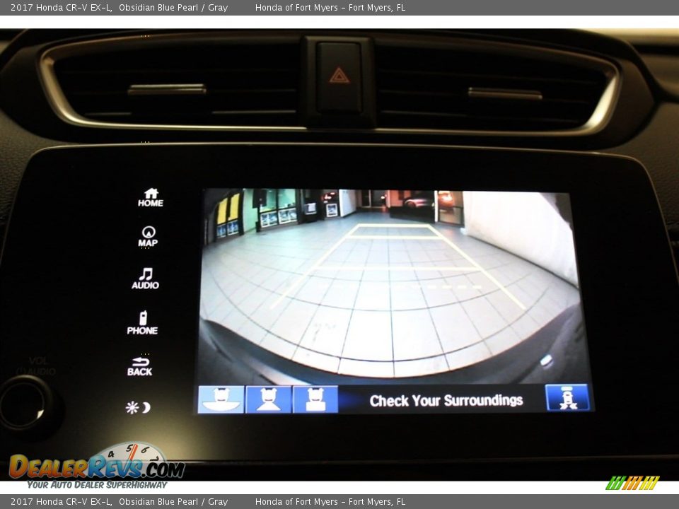 2017 Honda CR-V EX-L Obsidian Blue Pearl / Gray Photo #20